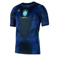 Camisa de Futebol Brasil Equipamento Secundário Mundo 2026 Manga Curta